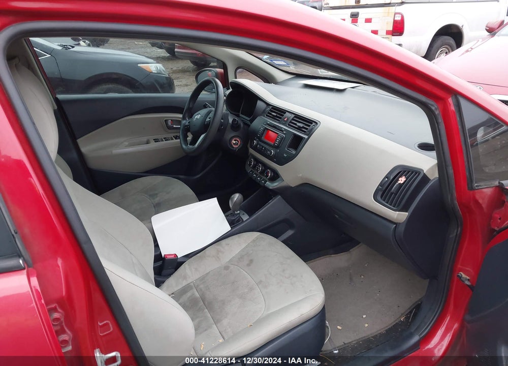 2012 KIA RIO VIN: KNADM4A39C6093475