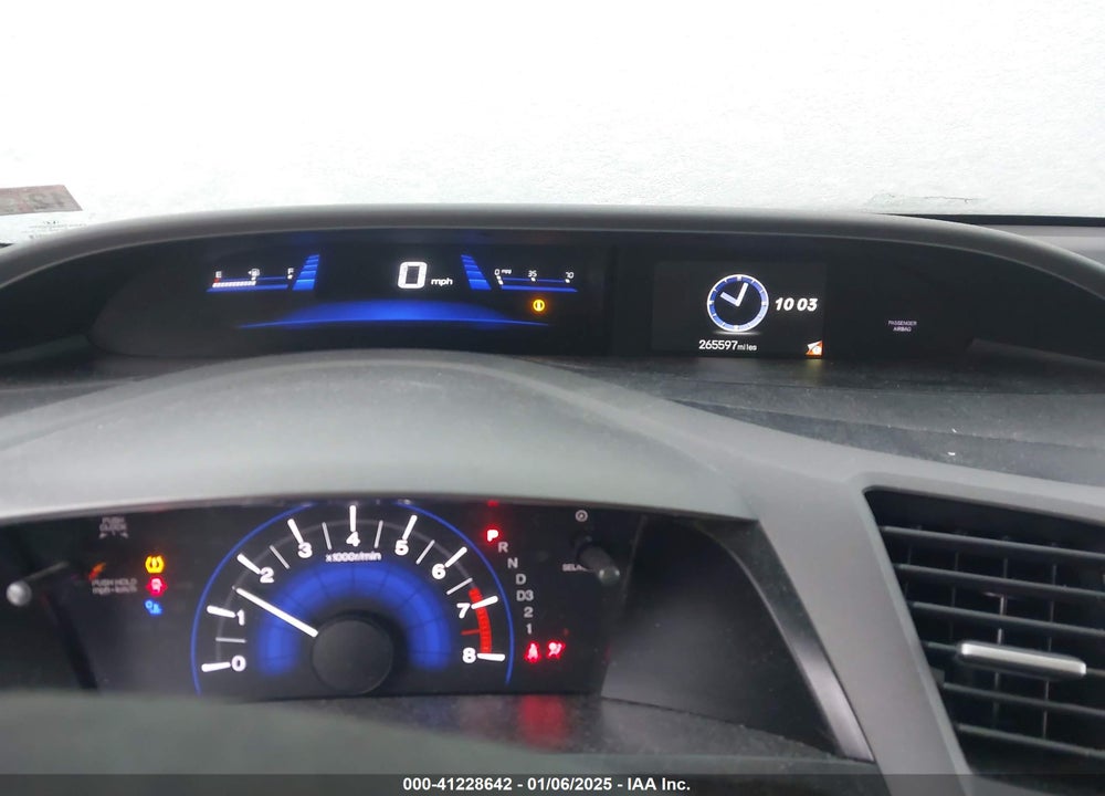 2012 HONDA CIVIC SDN LX VIN: 19XFB2F58CE044052