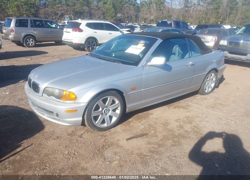 2001 BMW 325CI VIN: WBABS33441JY56722