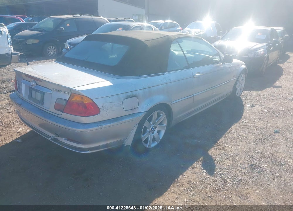 2001 BMW 325CI VIN: WBABS33441JY56722