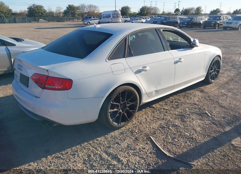 2011 AUDI S4 3.0 PREMIUM PLUS VIN: WAUKGAFL3BA076351