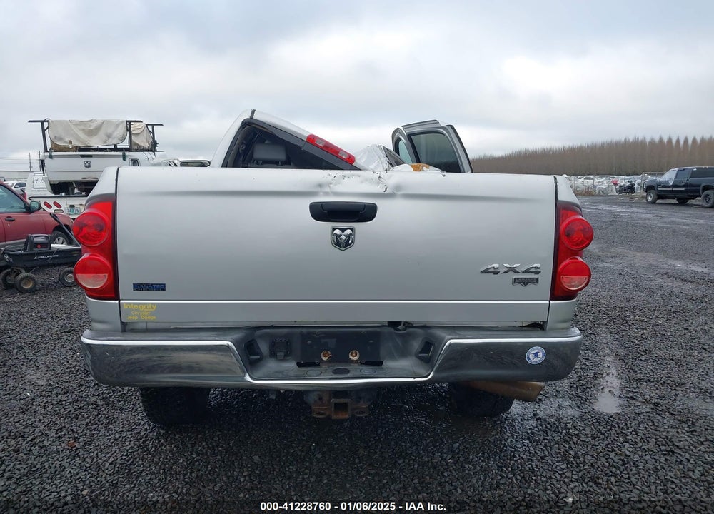 2008 DODGE RAM 2500 LARAMIE VIN: 3D7KS29A78G173389