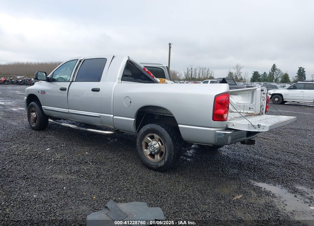 2008 DODGE RAM 2500 LARAMIE VIN: 3D7KS29A78G173389