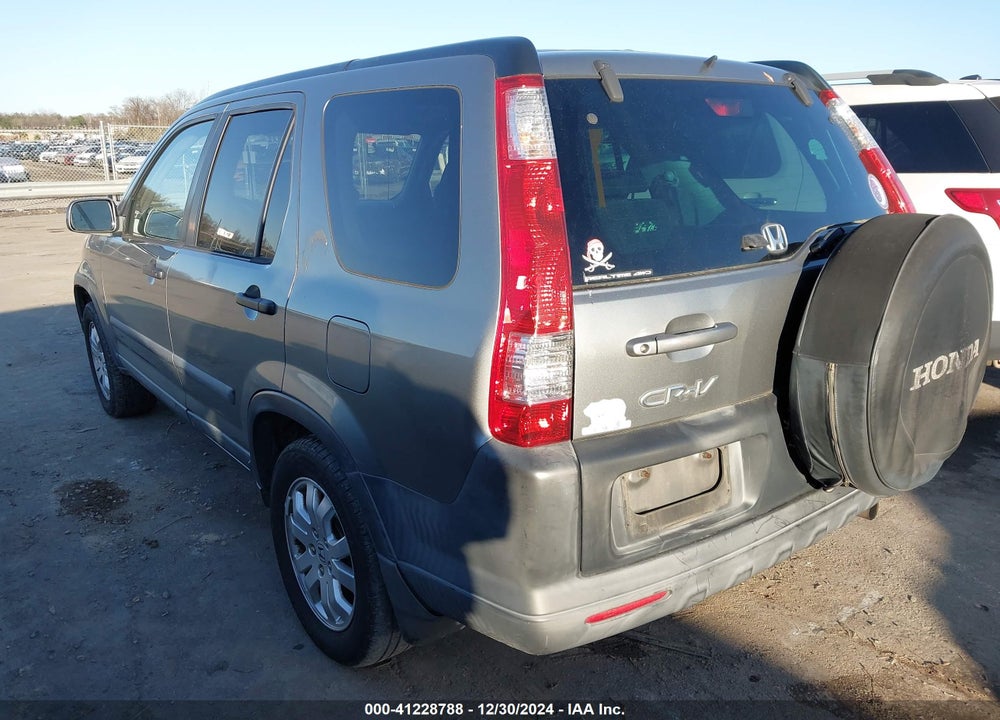 2006 HONDA CR-V EX VIN: SHSRD78886U442316