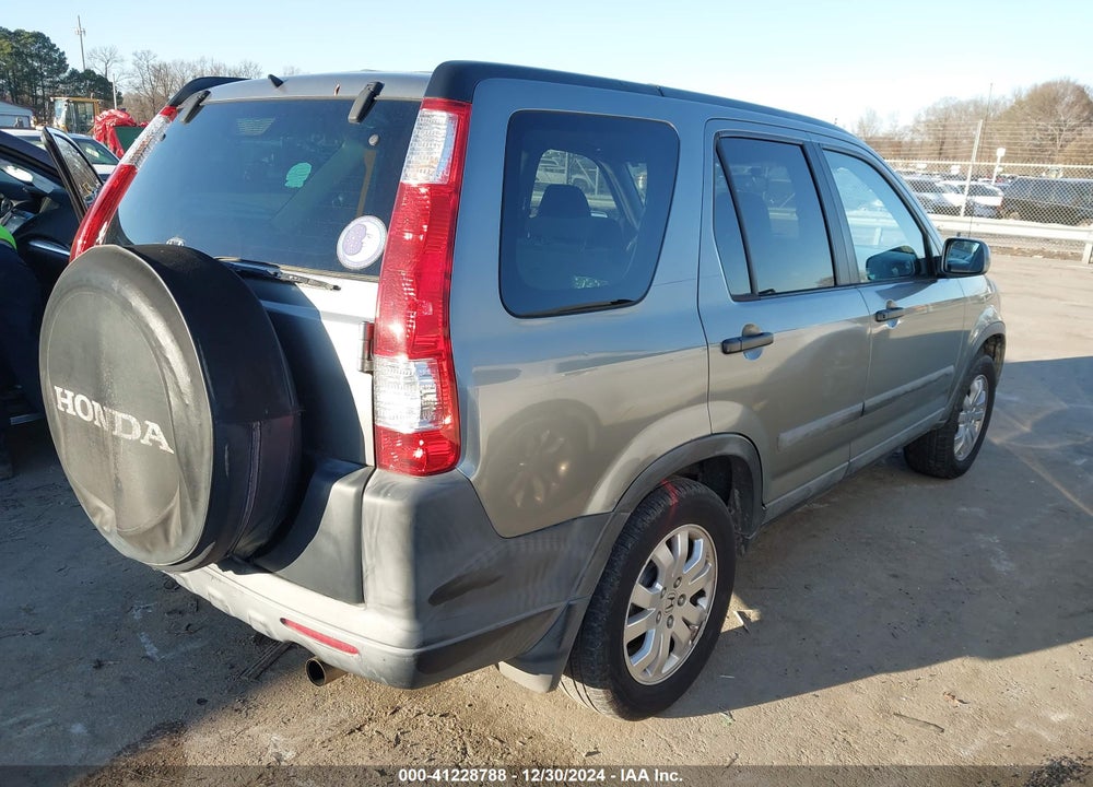 2006 HONDA CR-V EX VIN: SHSRD78886U442316