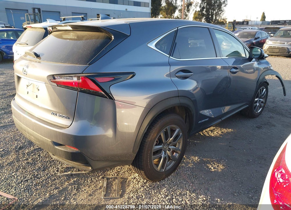 2016 LEXUS NX 300H VIN: JTJYWRBZ5G2011072