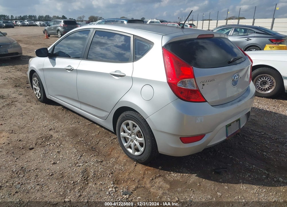 2012 HYUNDAI ACCENT GS VIN: KMHCT5AE2CU024871