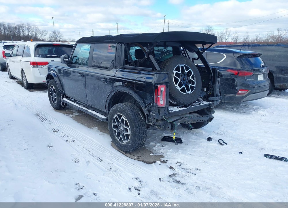 2022 FORD BRONCO BIG BEND/BLACK DIAMOND/OUTER BANKS VIN: 1FMDE5BH2NLB89531