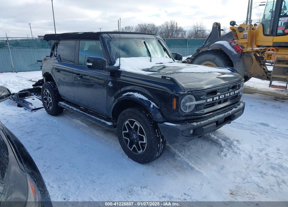 2022 FORD BRONCO BIG BEND/BLACK DIAMOND/OUTER BANKS VIN: 1FMDE5BH2NLB89531