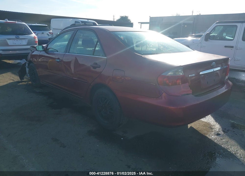 2005 TOYOTA CAMRY LE VIN: JTDBE30K053017349