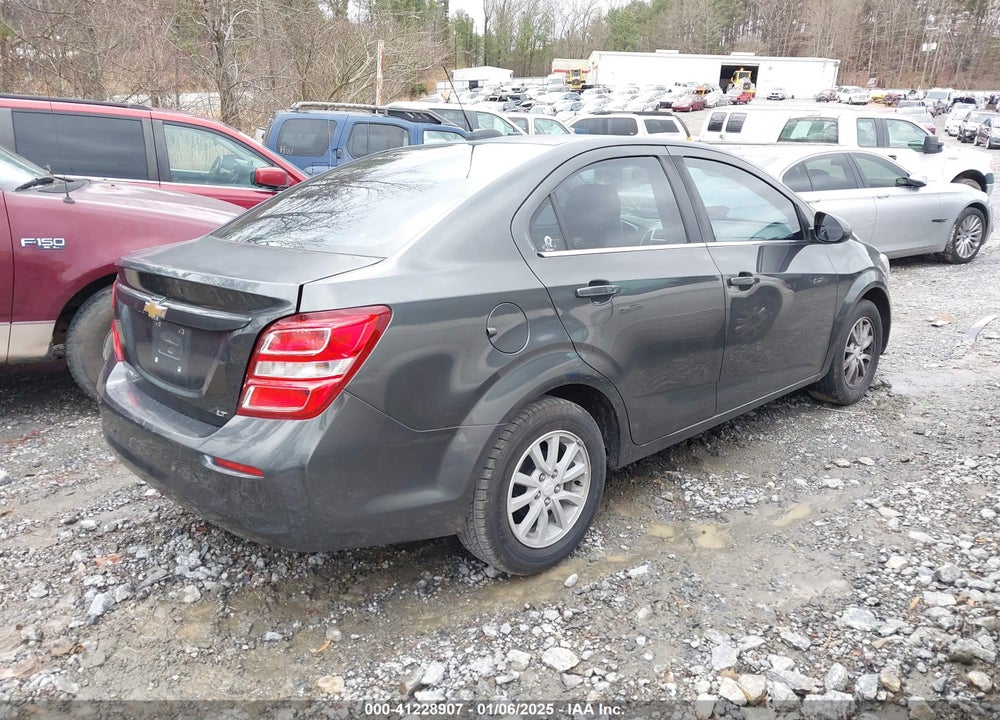2017 CHEVROLET SONIC VIN: 1G1JD5SH1H4151855