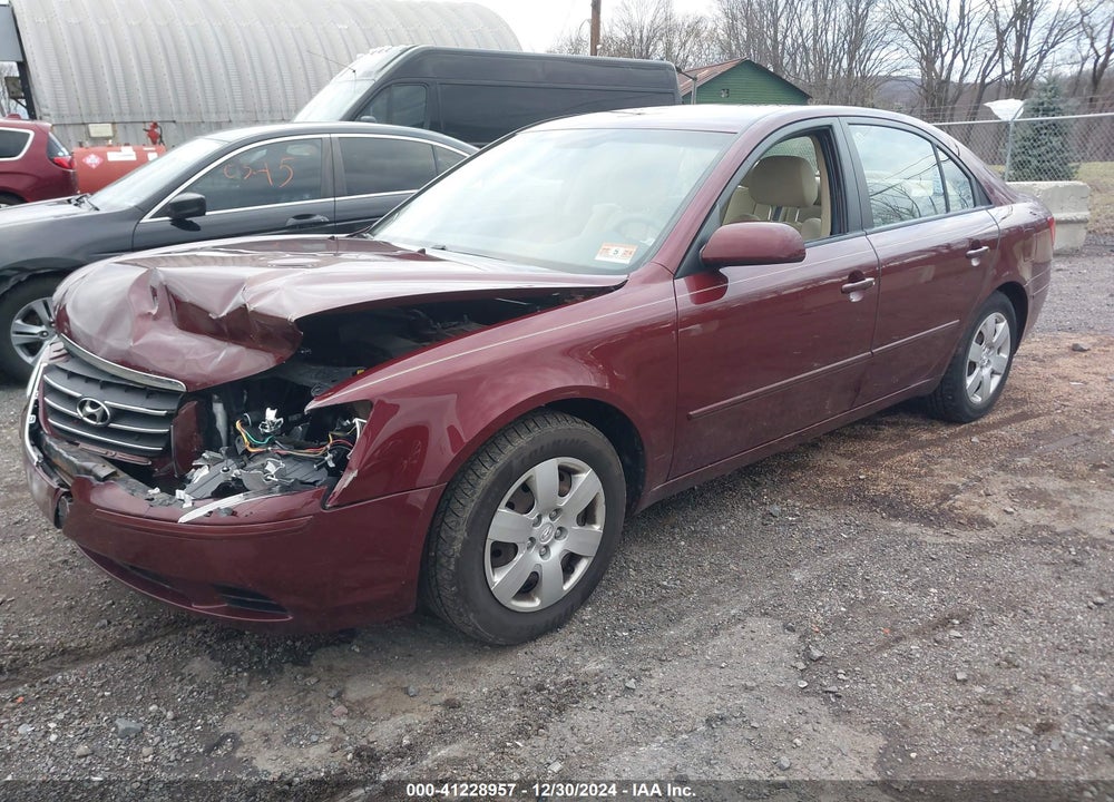 2009 HYUNDAI SONATA GLS VIN: 5NPET46C59H406698