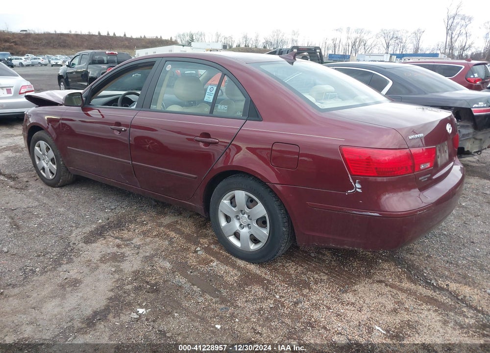 2009 HYUNDAI SONATA GLS VIN: 5NPET46C59H406698