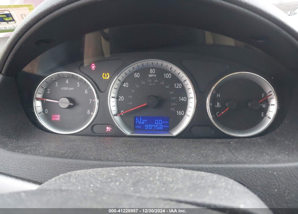 2009 HYUNDAI SONATA GLS VIN: 5NPET46C59H406698