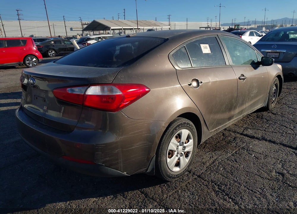 2015 KIA FORTE LX VIN: KNAFX4A67F5364764