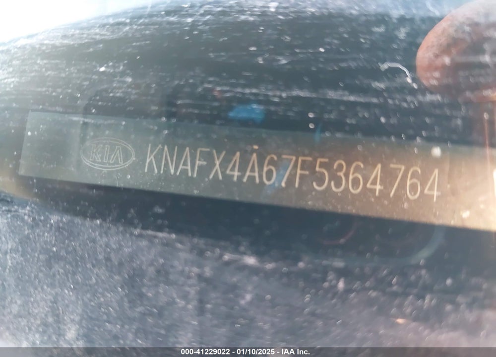 2015 KIA FORTE LX VIN: KNAFX4A67F5364764