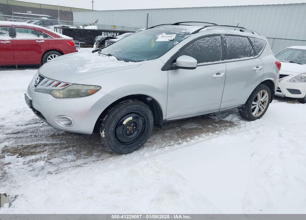 2010 NISSAN MURANO LE VIN: JN8AZ1MW6AW107975