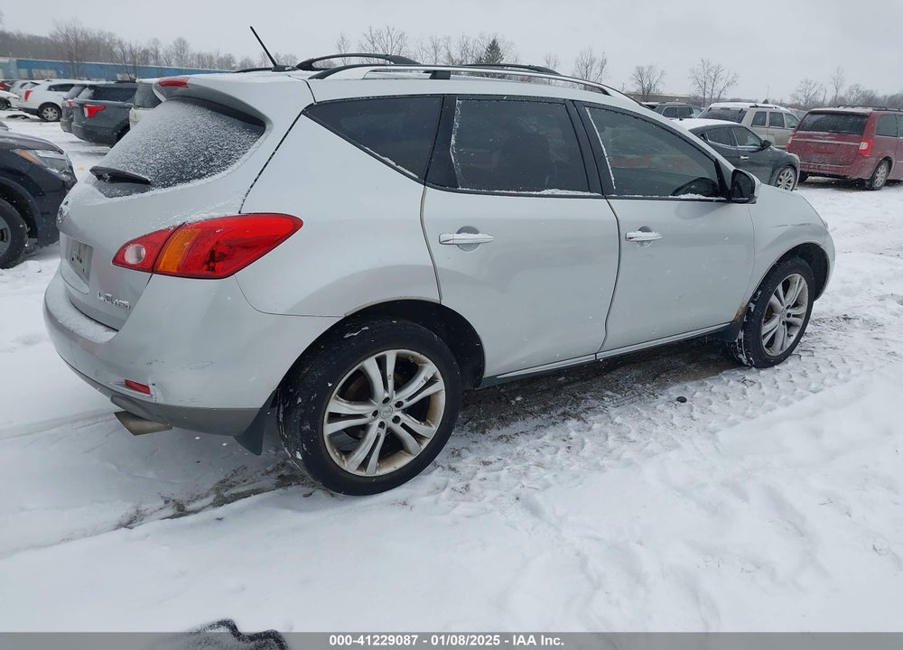 2010 NISSAN MURANO LE VIN: JN8AZ1MW6AW107975