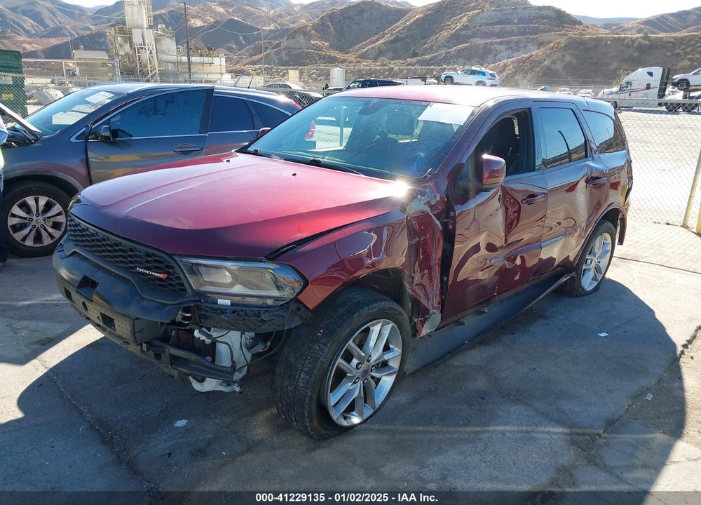2021 DODGE DURANGO GT RWD VIN: 1C4RDHDG2MC694373