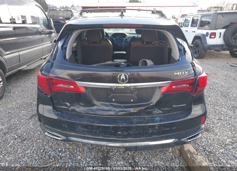 2017 ACURA MDX ADVANCE PACKAGE VIN: 5FRYD4H85HB017283