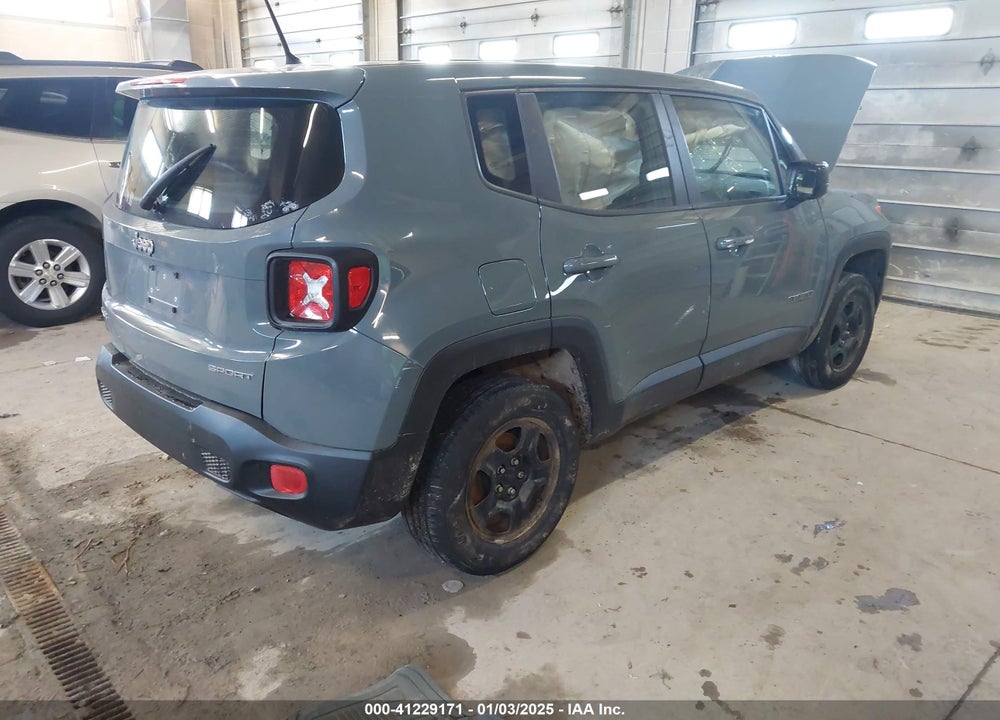 2017 JEEP RENEGADE SPORT 4X4 VIN: ZACCJBAB5HPF37622