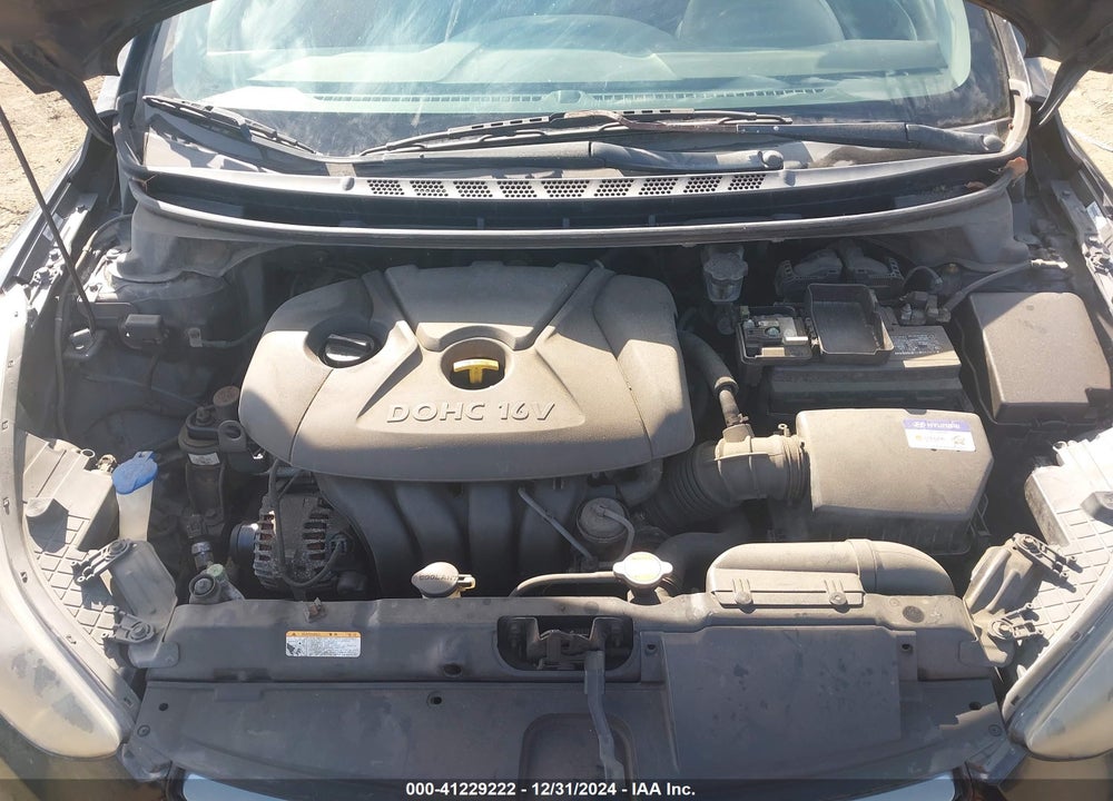2011 HYUNDAI ELANTRA VIN: KMHDH4AE8BU111396