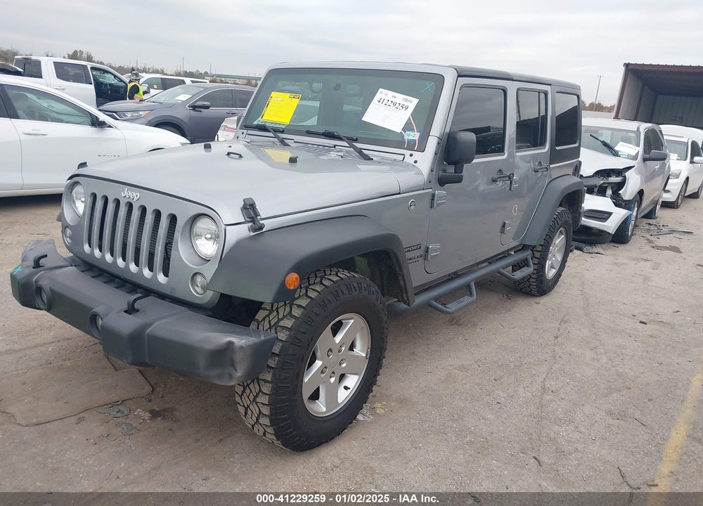 2016 JEEP WRANGLER UNLIMITED SPORT VIN: 1C4BJWDG9GL171211