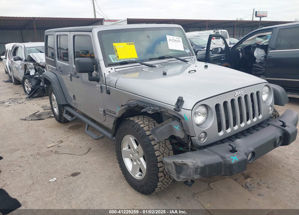 2016 JEEP WRANGLER UNLIMITED SPORT VIN: 1C4BJWDG9GL171211