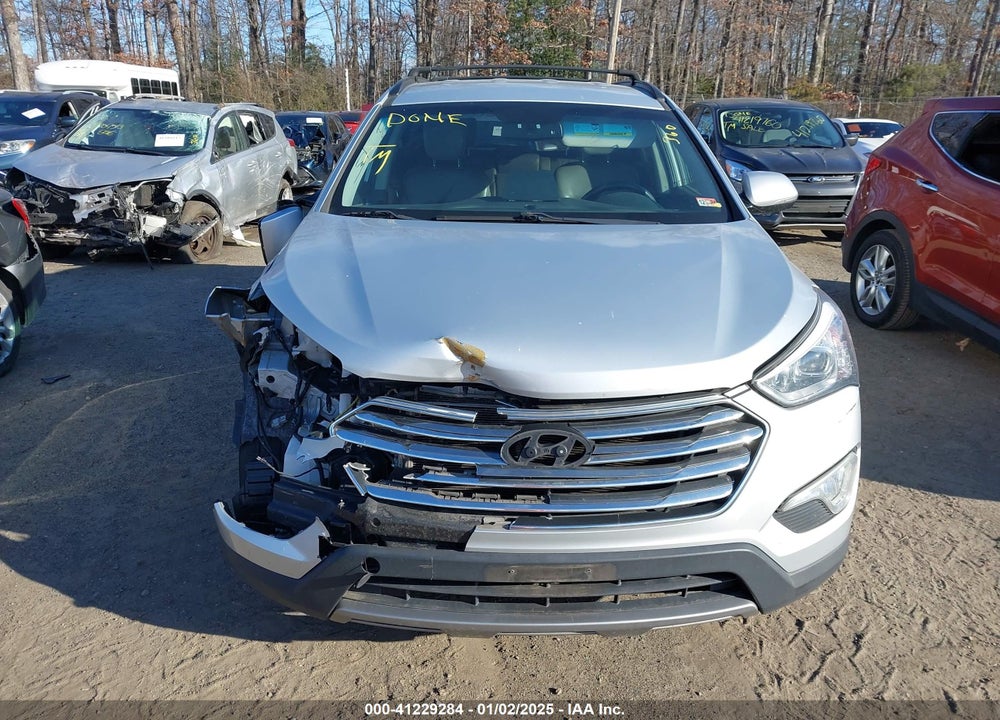 2014 HYUNDAI SANTA FE GLS VIN: KM8SN4HF2EU074297