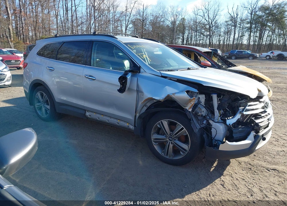2014 HYUNDAI SANTA FE GLS VIN: KM8SN4HF2EU074297