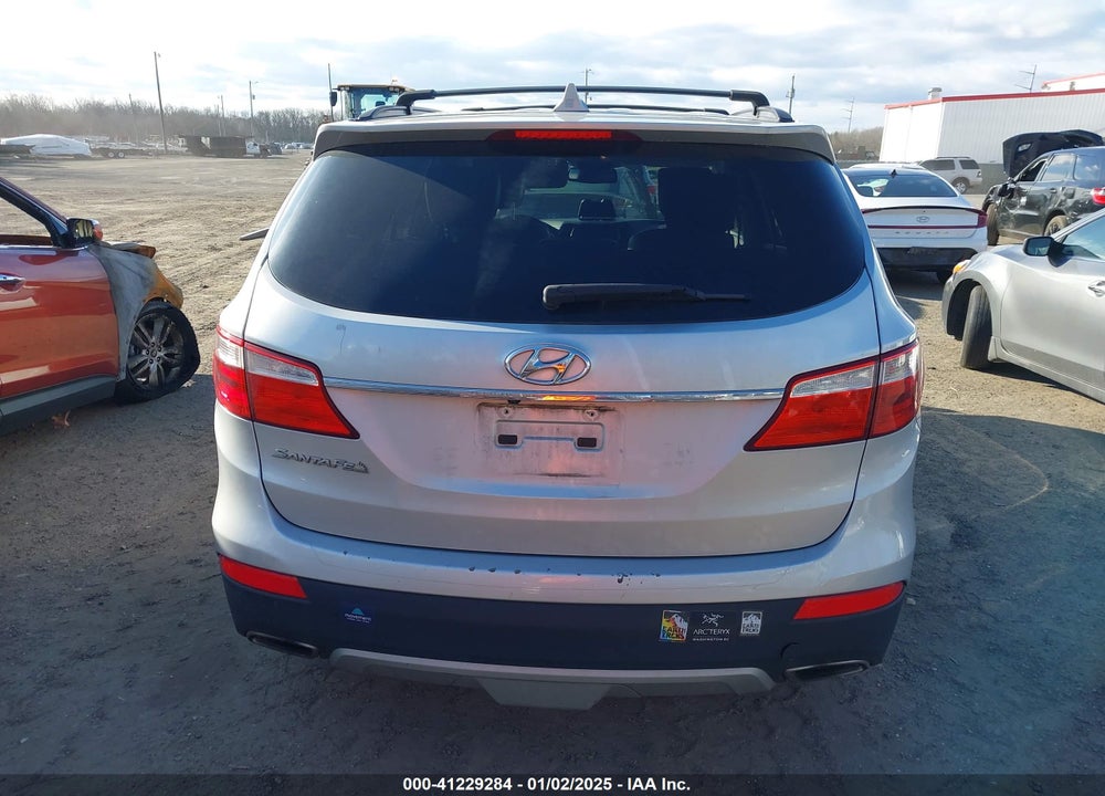 2014 HYUNDAI SANTA FE GLS VIN: KM8SN4HF2EU074297