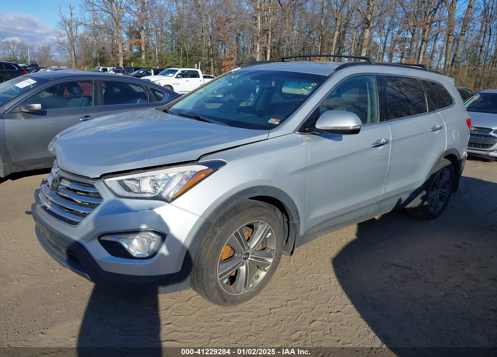 2014 HYUNDAI SANTA FE GLS VIN: KM8SN4HF2EU074297