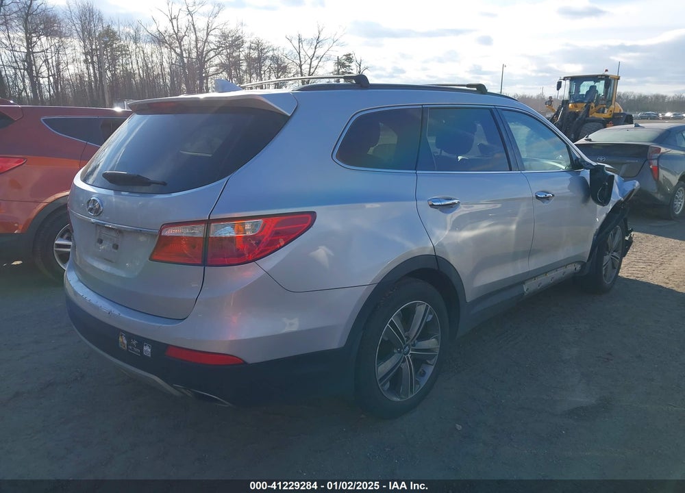 2014 HYUNDAI SANTA FE GLS VIN: KM8SN4HF2EU074297