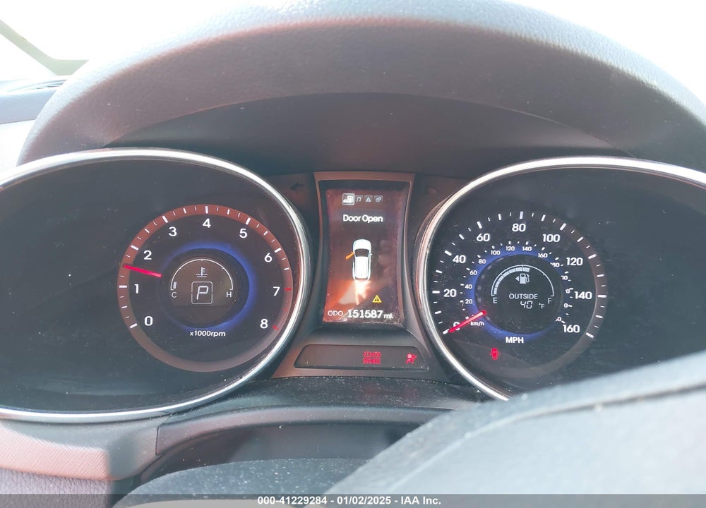 2014 HYUNDAI SANTA FE GLS VIN: KM8SN4HF2EU074297