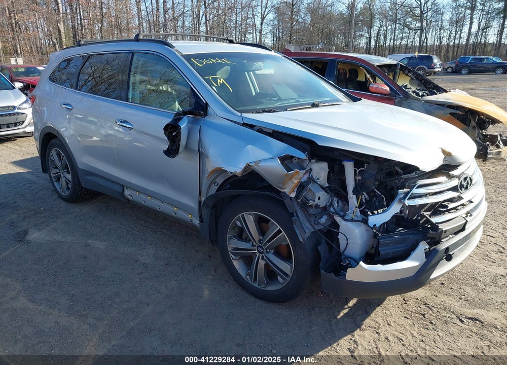 2014 HYUNDAI SANTA FE GLS VIN: KM8SN4HF2EU074297