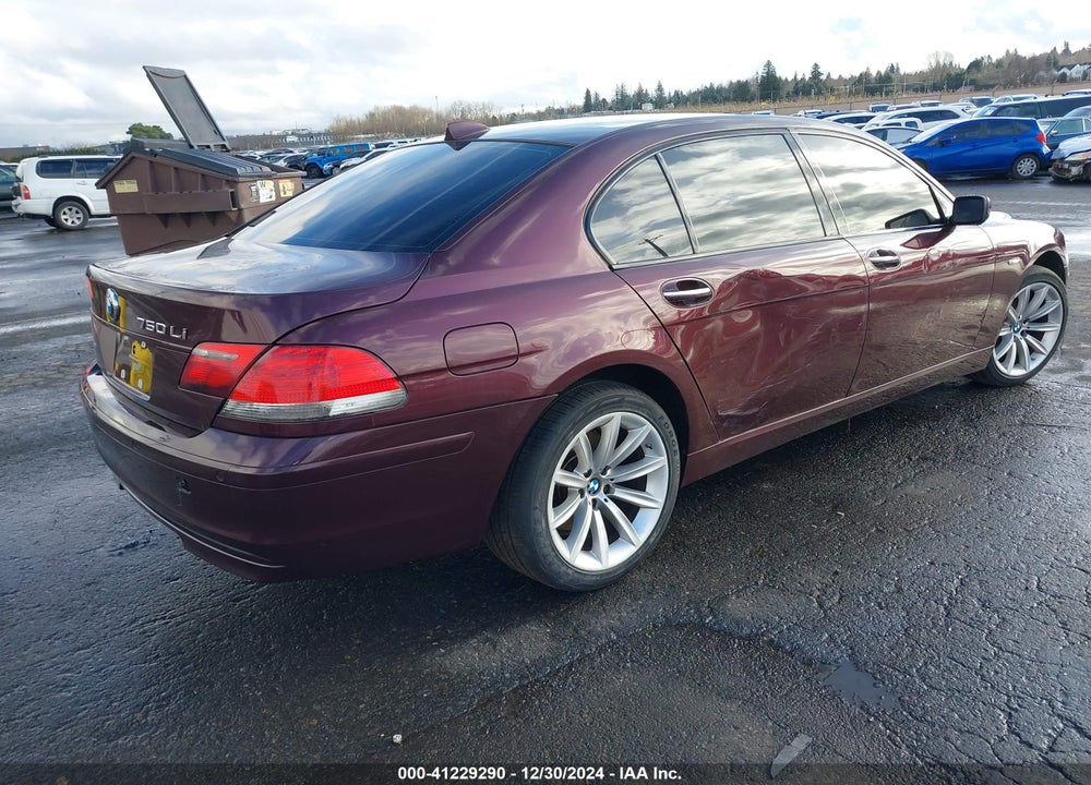 2008 BMW 750LI VIN: WBAHN83548DT84067