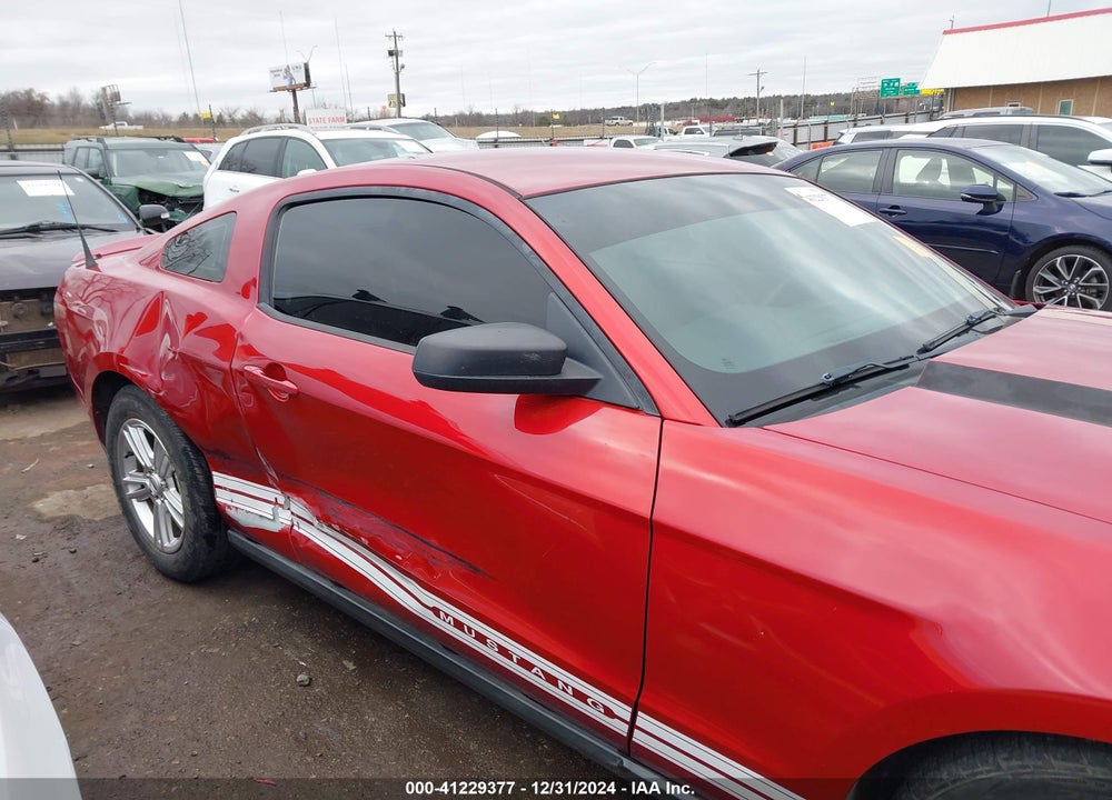 2012 FORD MUSTANG VIN: 1ZVBP8AMXC5256431
