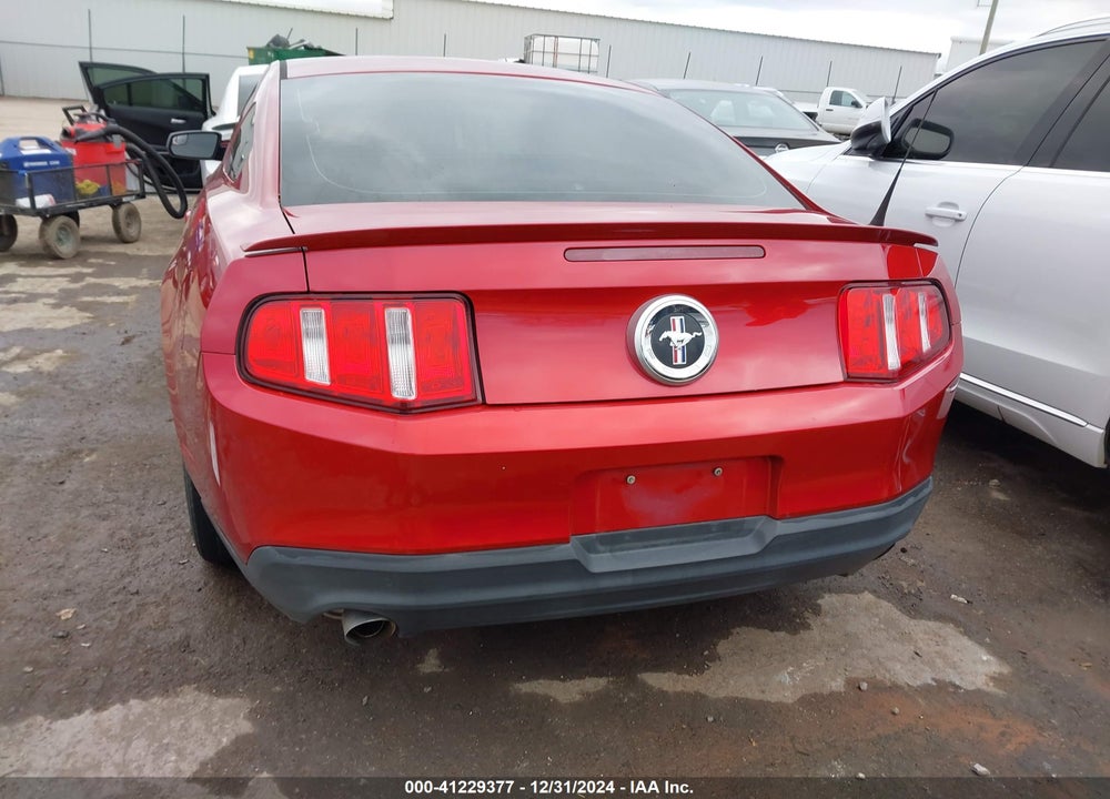 2012 FORD MUSTANG VIN: 1ZVBP8AMXC5256431
