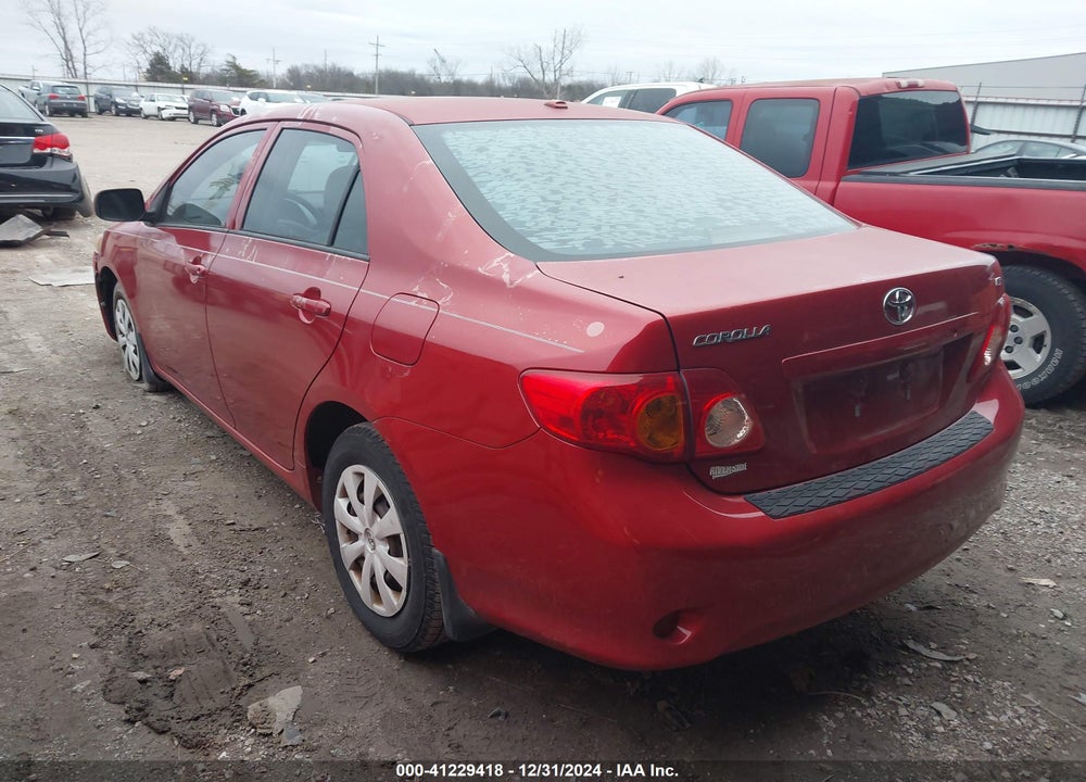 2009 TOYOTA COROLLA VIN: 1NXBU40E99Z030793