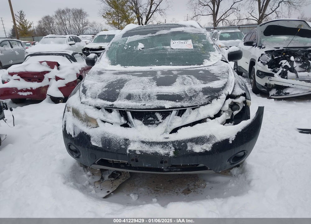 2009 NISSAN MURANO SL VIN: JN8AZ18W99W130754