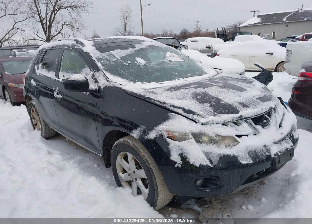 2009 NISSAN MURANO SL VIN: JN8AZ18W99W130754
