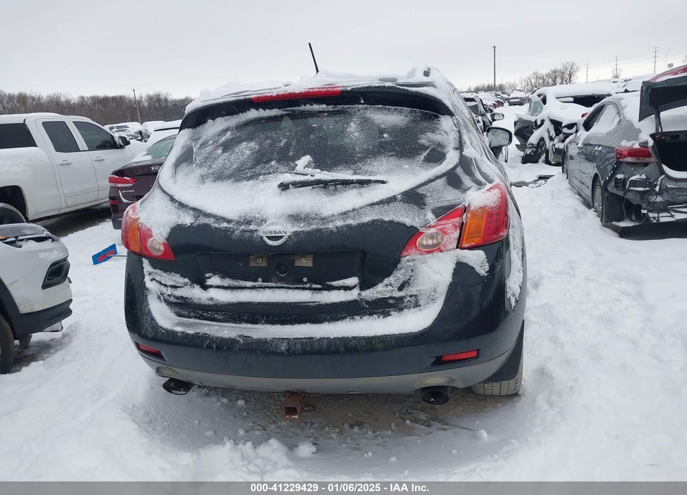 2009 NISSAN MURANO SL VIN: JN8AZ18W99W130754