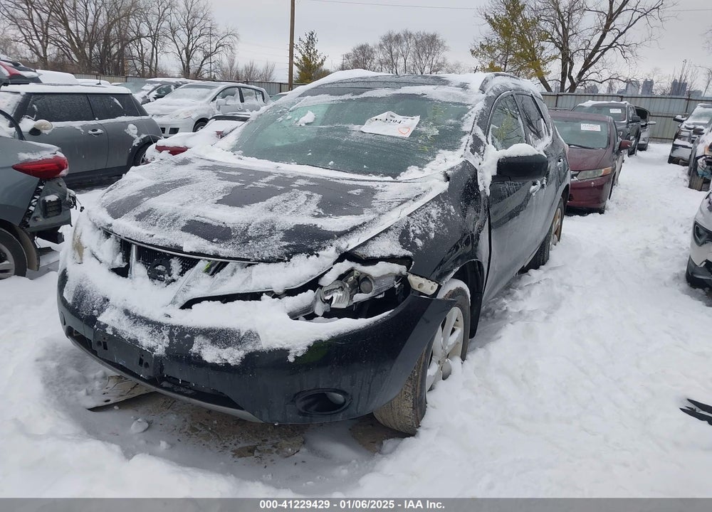 2009 NISSAN MURANO SL VIN: JN8AZ18W99W130754