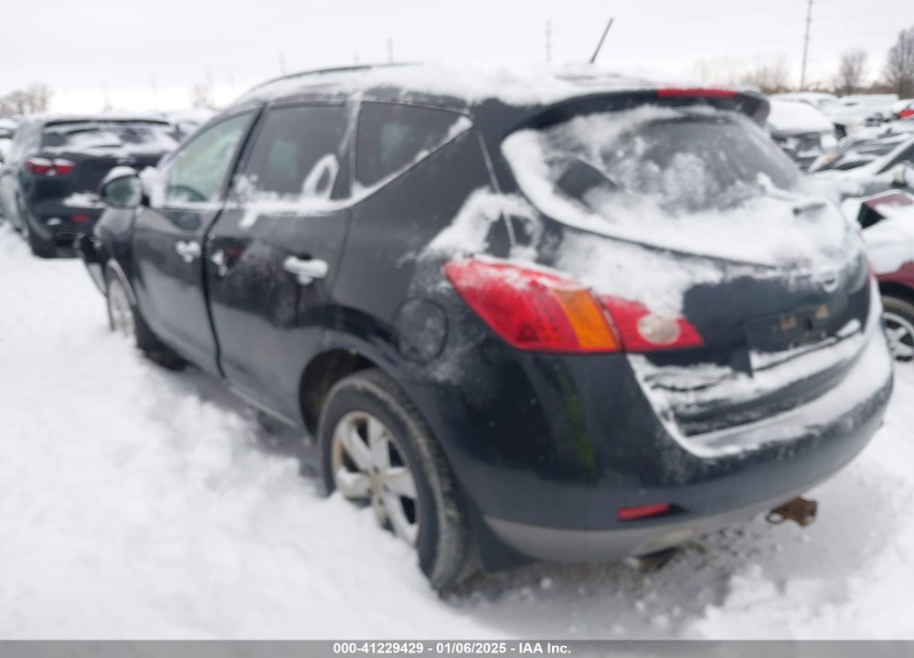2009 NISSAN MURANO SL VIN: JN8AZ18W99W130754