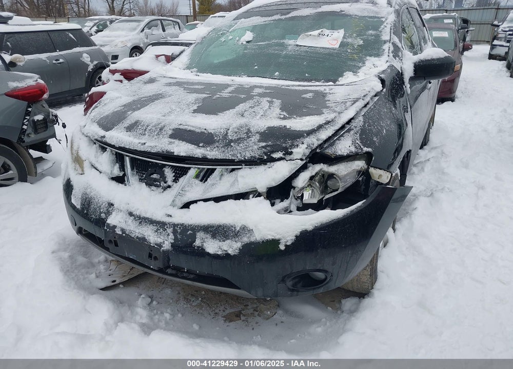 2009 NISSAN MURANO SL VIN: JN8AZ18W99W130754