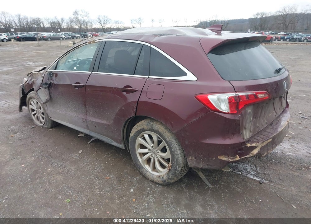 2016 ACURA RDX WATCH PLUS PACKAGE VIN: 5J8TB4H36GL002603