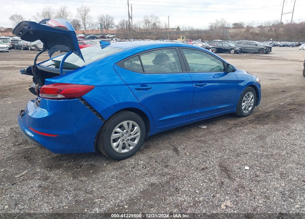 2017 HYUNDAI ELANTRA SE VIN: KMHD74LF2HU429323