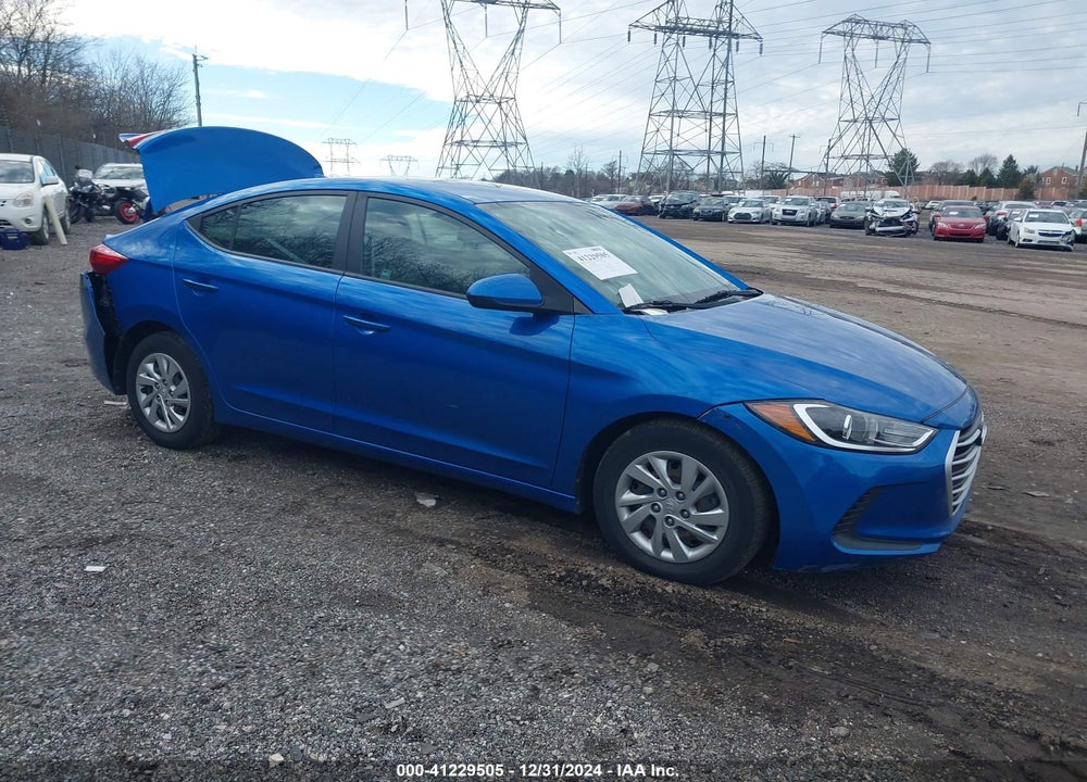 2017 HYUNDAI ELANTRA SE VIN: KMHD74LF2HU429323