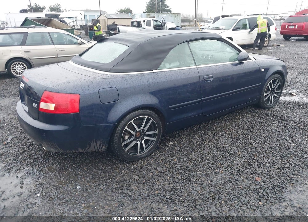 2006 AUDI A4 3.0 VIN: WAUDT48H56K003819