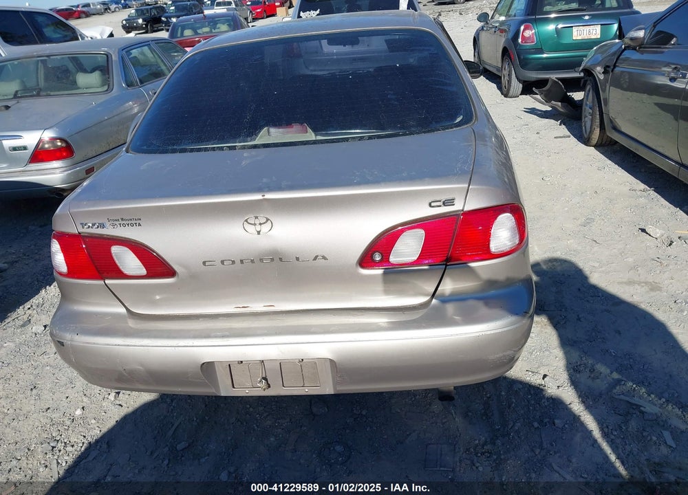 1998 TOYOTA COROLLA CE VIN: 2T1BR12E5WC033698